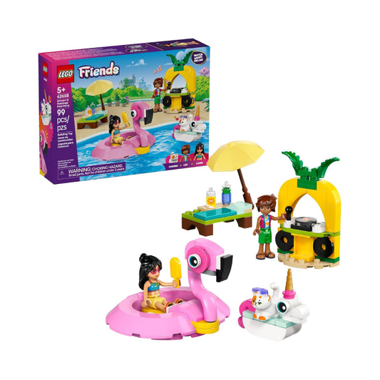 LEGO Friends Unicorn &amp; Flamingo Pool Party 99 Piece