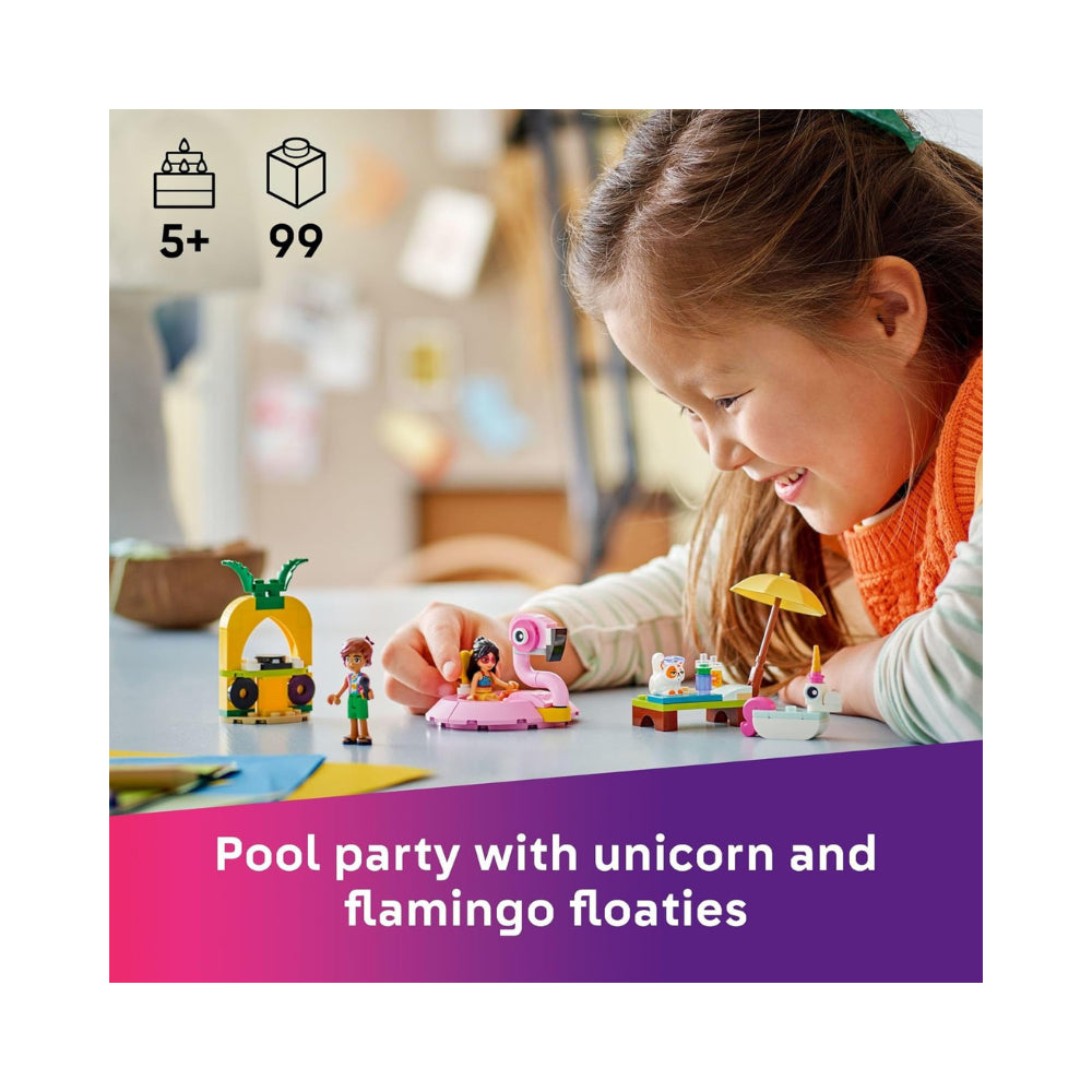 LEGO Friends Unicorn &amp; Flamingo Pool Party 99 Piece