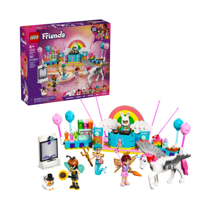 LEGO Friends Costume Party with Unicorn &amp; Fairy 261 Pieces