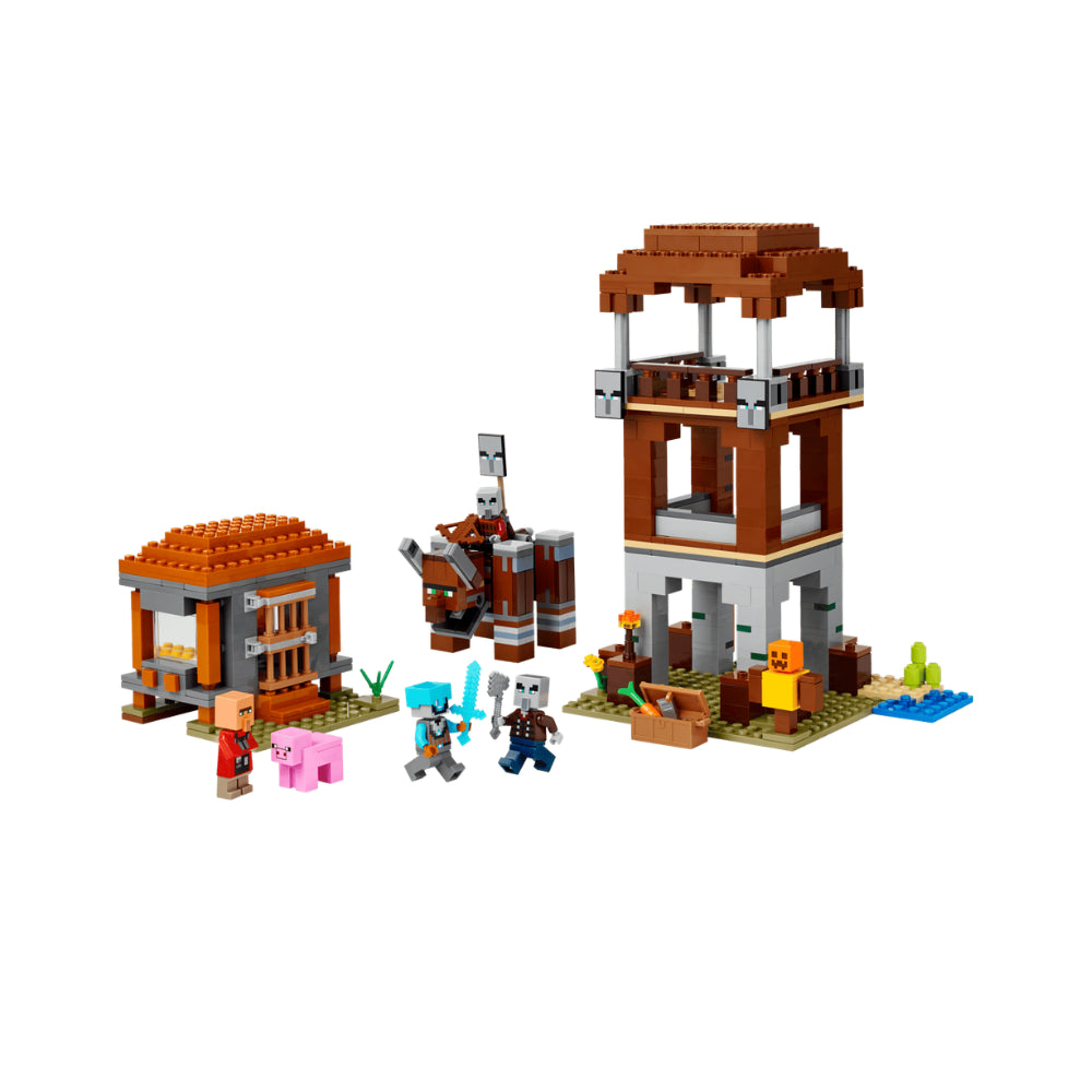 LEGO Minecraft The Pillager Outpost and Ravager 665 Pieces