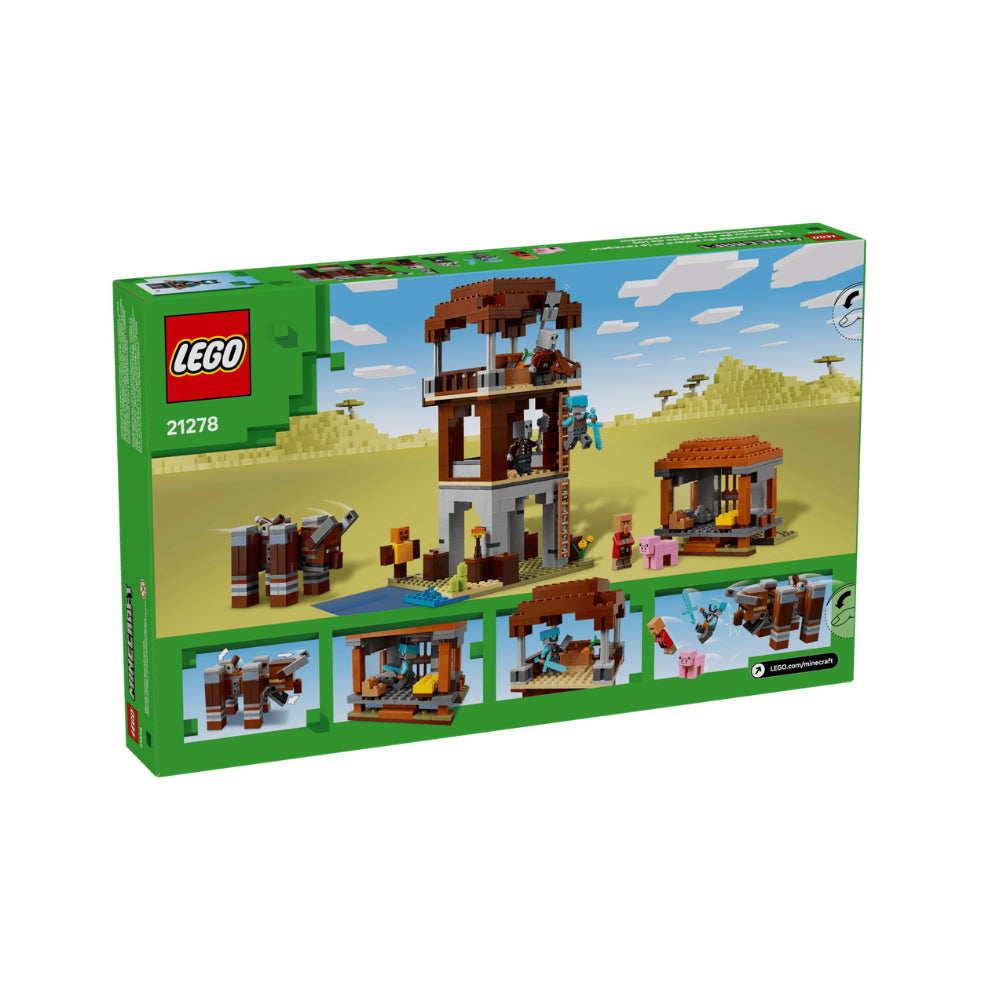 LEGO Minecraft The Pillager Outpost and Ravager 665 Pieces