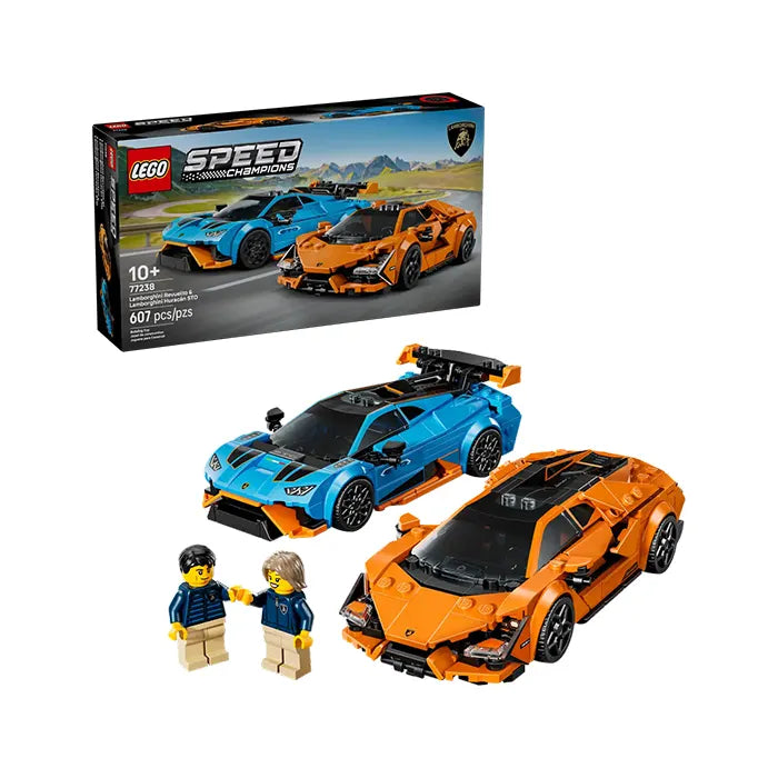 LEGO Speed Champions Lamborghini Revuelto &amp; Huracán STO 607 Pieces