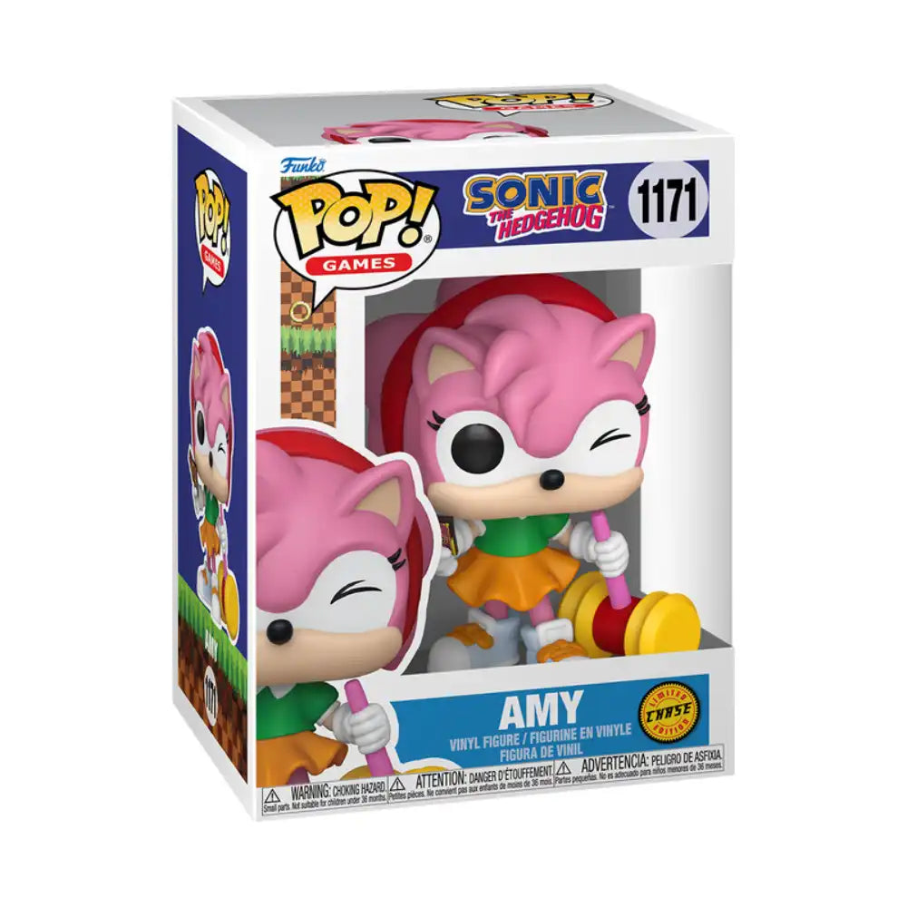 Funko Pop! Games: Sonic The Hedgehog Amy Rose with Piko Hammer - Chase Edition