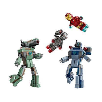LEGO Marvel Iron Man &amp; War Machine vs. Hammer Drones 204 Pieces