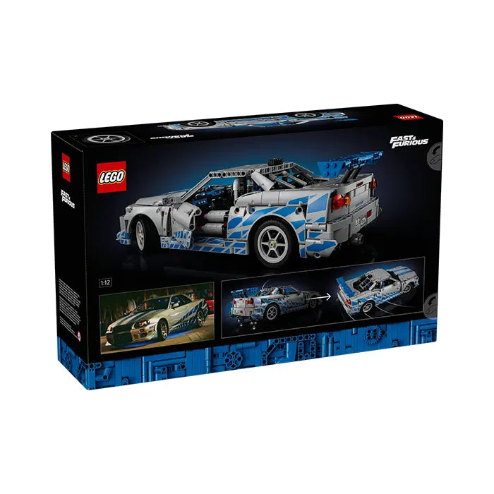 LEGO Technic 2 Fast 2 Furious Nissan Skyline GT-R (R34) Car 1410 Pieces