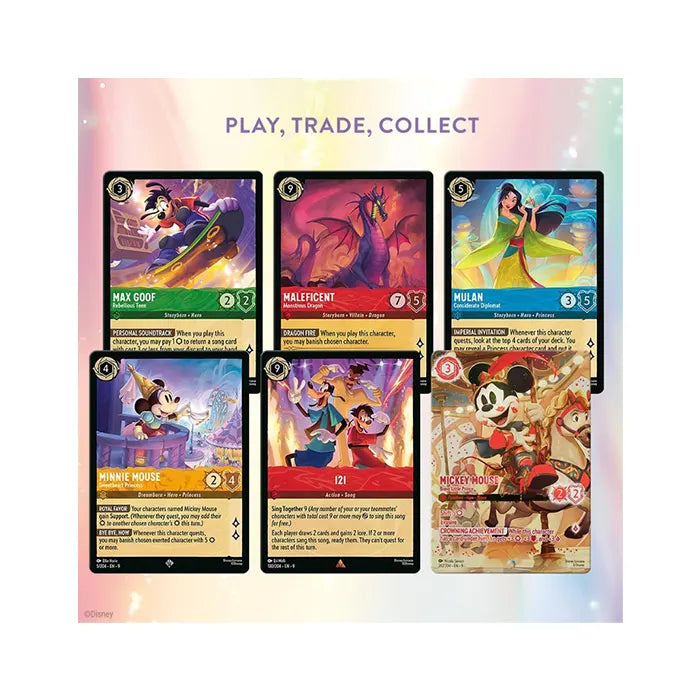 Disney Lorcana Set 9 Fabled Booster Display