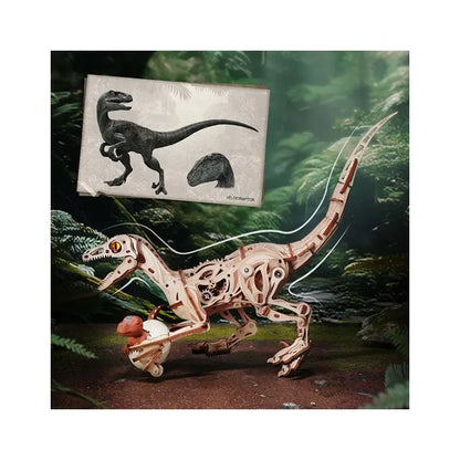 Robotime ROKR Velociraptor Mechanical 3D Wooden Puzzle