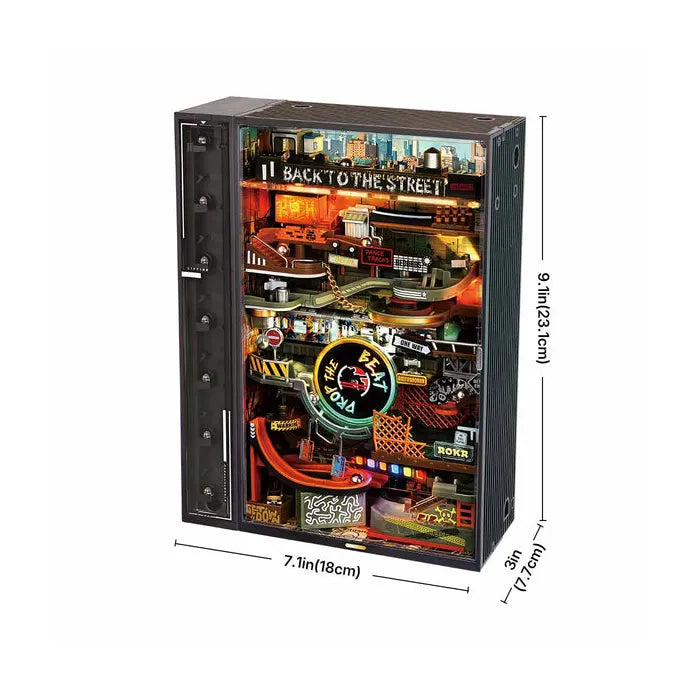 Robotime ROKR Hip-Hop Street Marble Run Mechanical 3D Puzzle