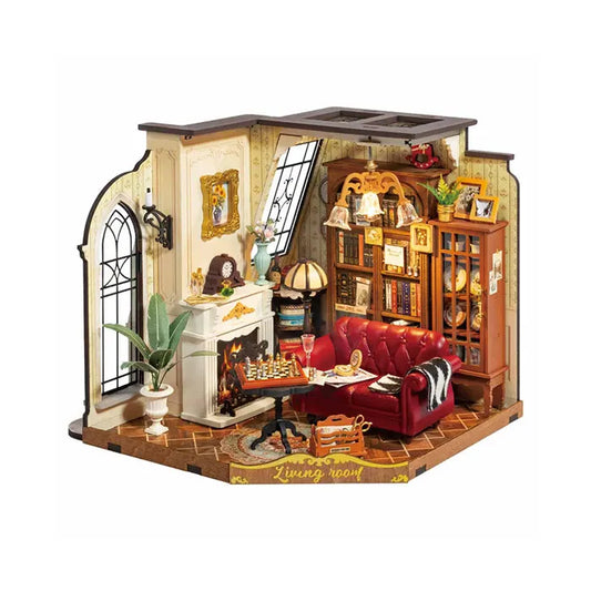 Robotime Rolife Catherine's Living Room DIY Miniature House