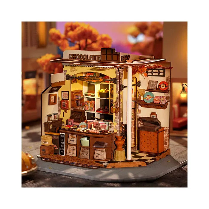 Robotime Rolife Henry's Chocolate DIY Miniature House