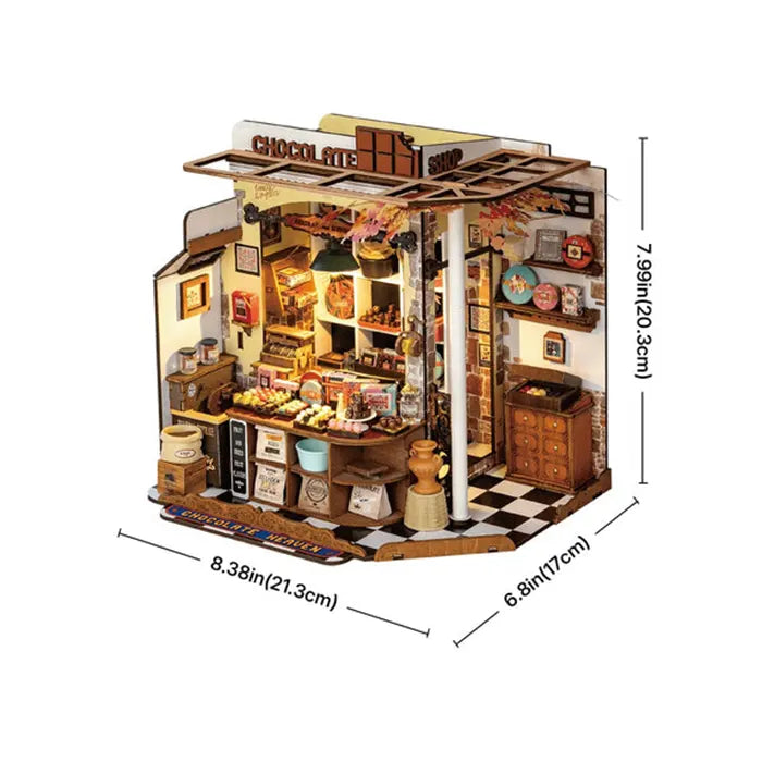 Robotime Rolife Henry's Chocolate DIY Miniature House