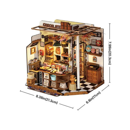 Robotime Rolife Henry's Chocolate DIY Miniature House