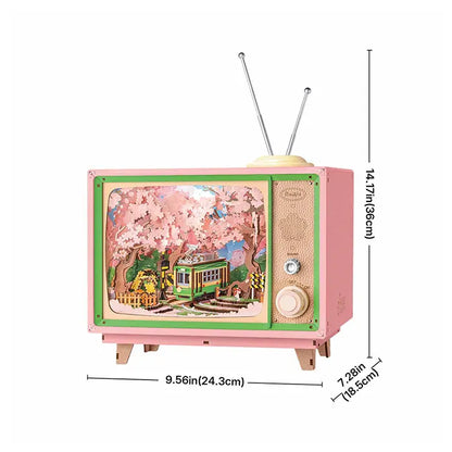 Rolife Sakura Dreamy Tour DIY Music Box 3D Wooden Puzzle