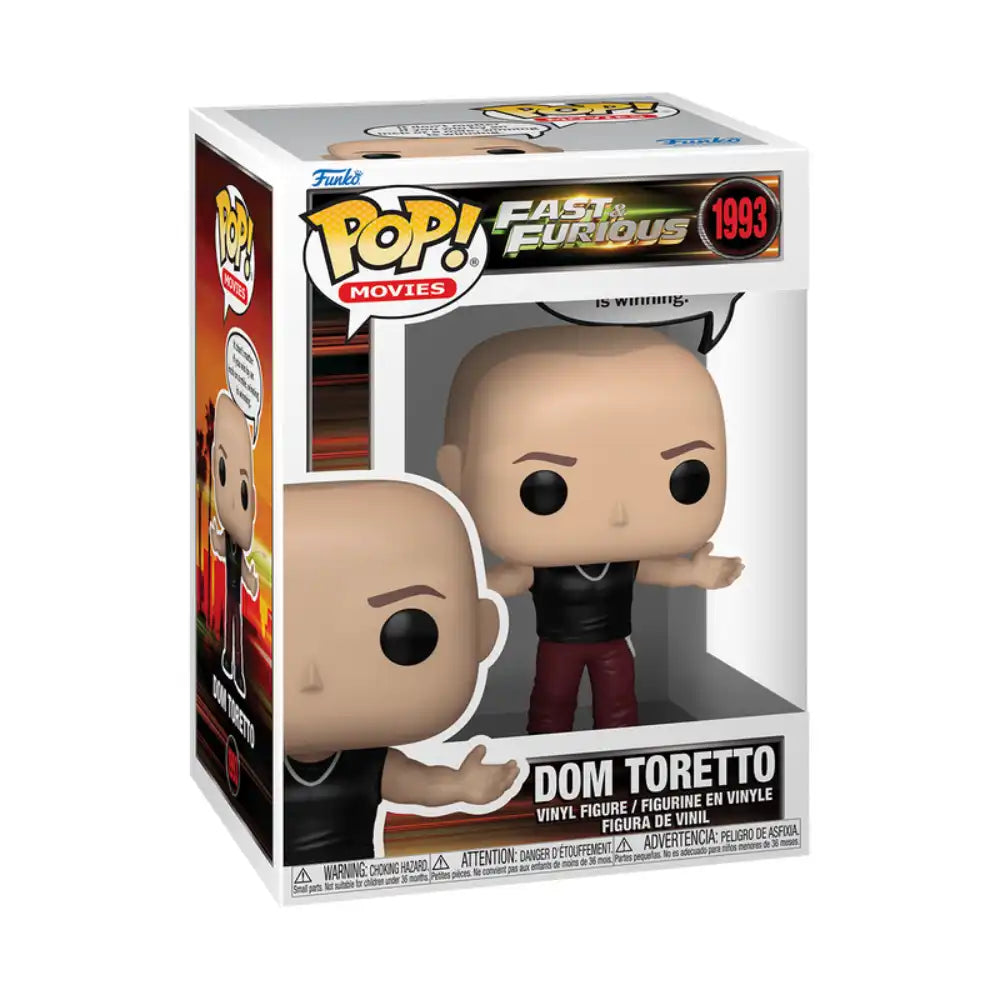 Funko Pop! Moveis: Fast and the Furious - Dom Toretto