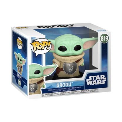 Funko Pop! Star Wars: Grogu with Mudhorn Chest Armor