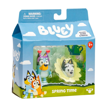 Bluey Figure 2-Pack Series 13 Assorted Set – Kids Character Toy Figures
