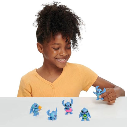 Disney Stitch 5-Pack Figure Set on Blister – Lilo &amp; Stitch Character Toy Figures