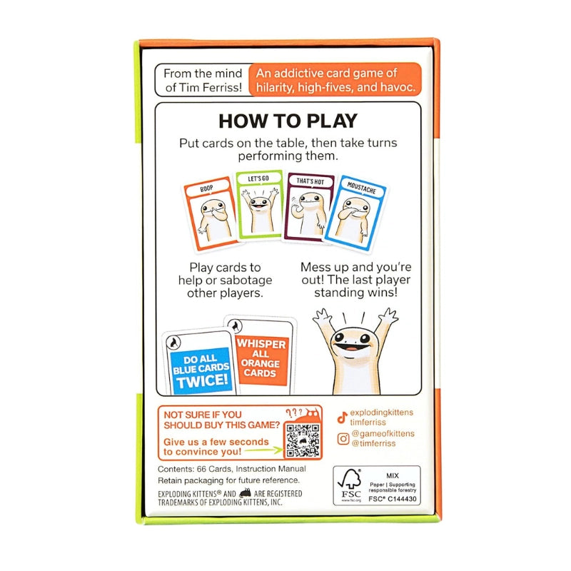 Coyote by Tim Ferriss and Exploding Kittens