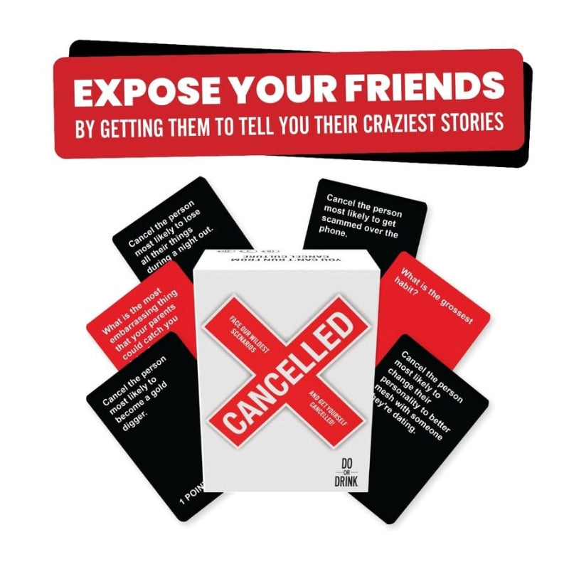 Cancelled - Hilarious Party Game for Adults - 350 Cards