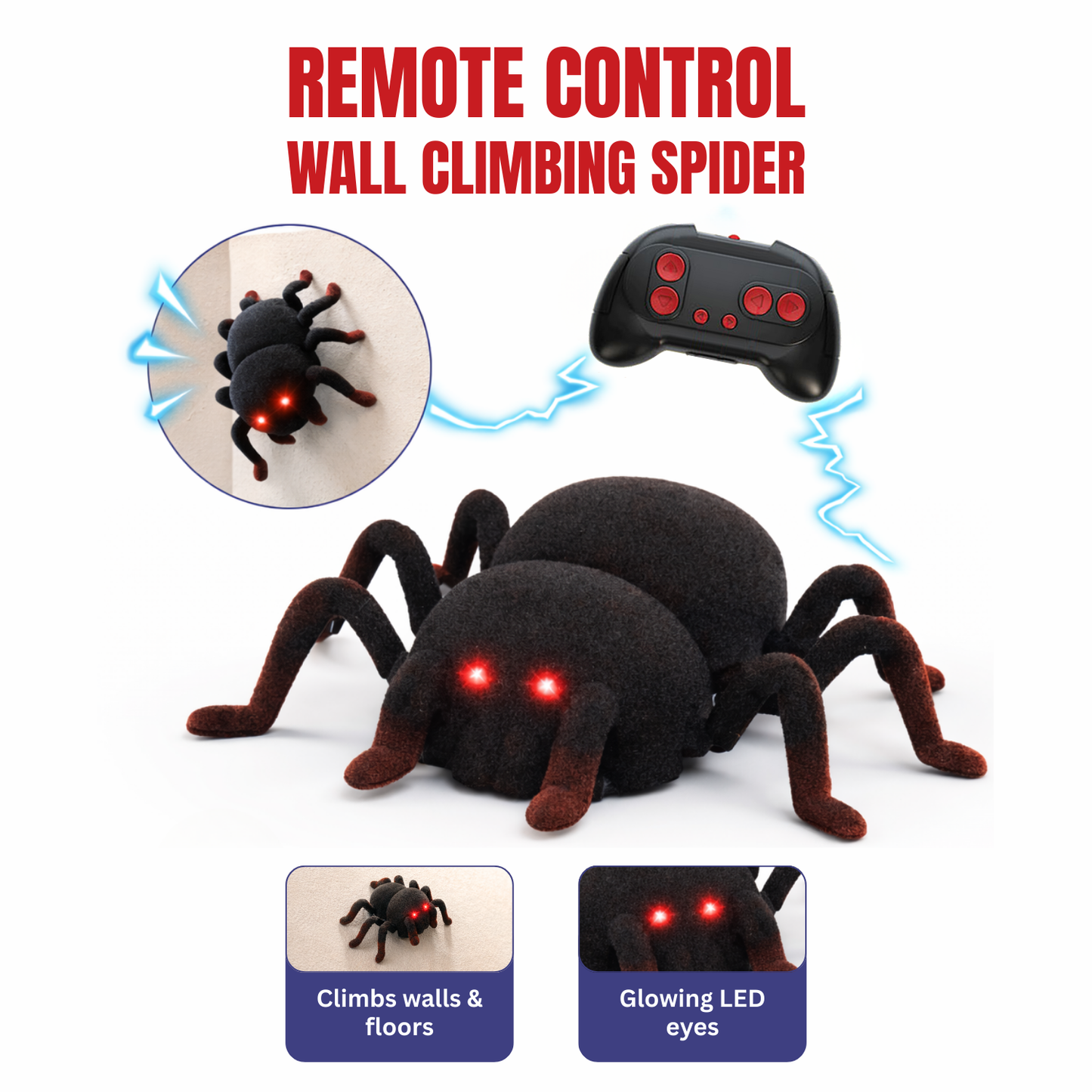 Remote Control Wall Climbing Spider Tarantula