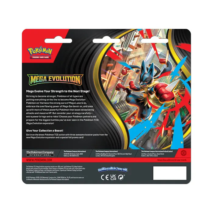 Pokemon TCG: Mega Evolution 1: 3-Booster Blister