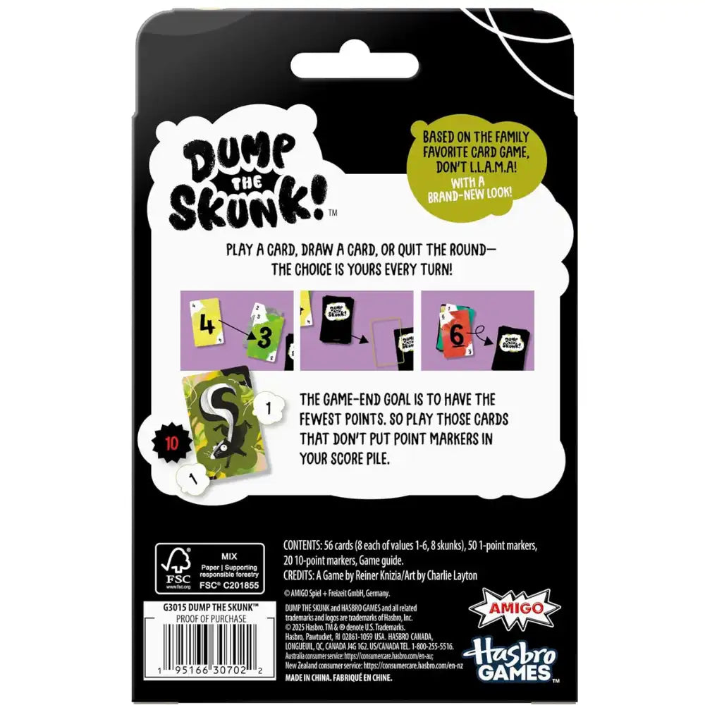 Dump The Skunk! - Card Game