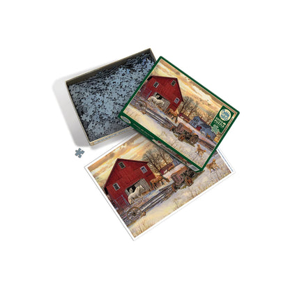 Cobble Hill Winter on the Farm - 1000 Piece