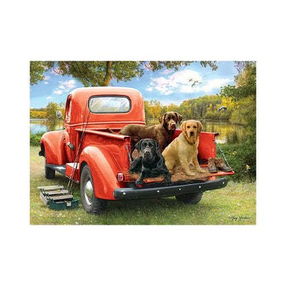 Cobble Hill Fishing Friends 1000 Piece Jigsaw Puzzle