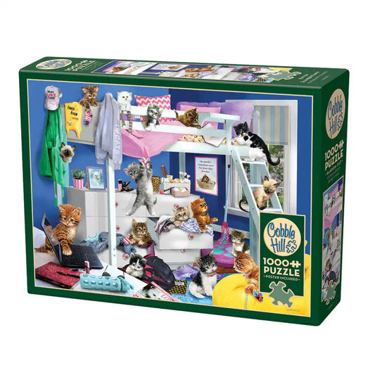 Cobble Hill Kitten Slumber Party - 1000 Piece Jigsaw Puzzle
