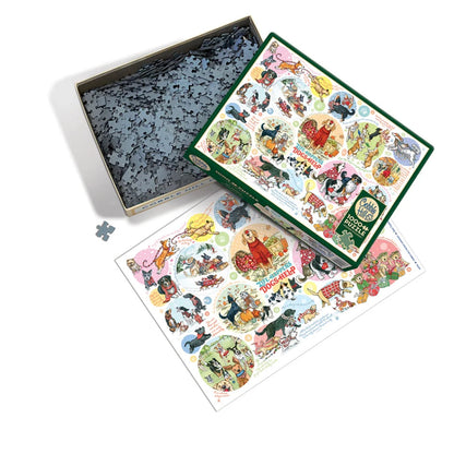 Cobble Hill Dog Thoughts 1000 Pieces Puzzle