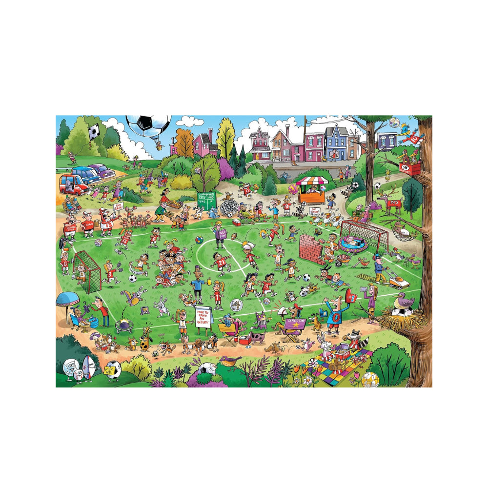 Cobble Hill DoodleTown Offside Antics - 1000 Piece Jigsaw Puzzle