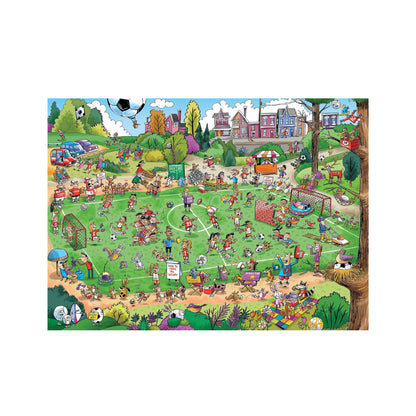 Cobble Hill DoodleTown Offside Antics - 1000 Piece Jigsaw Puzzle