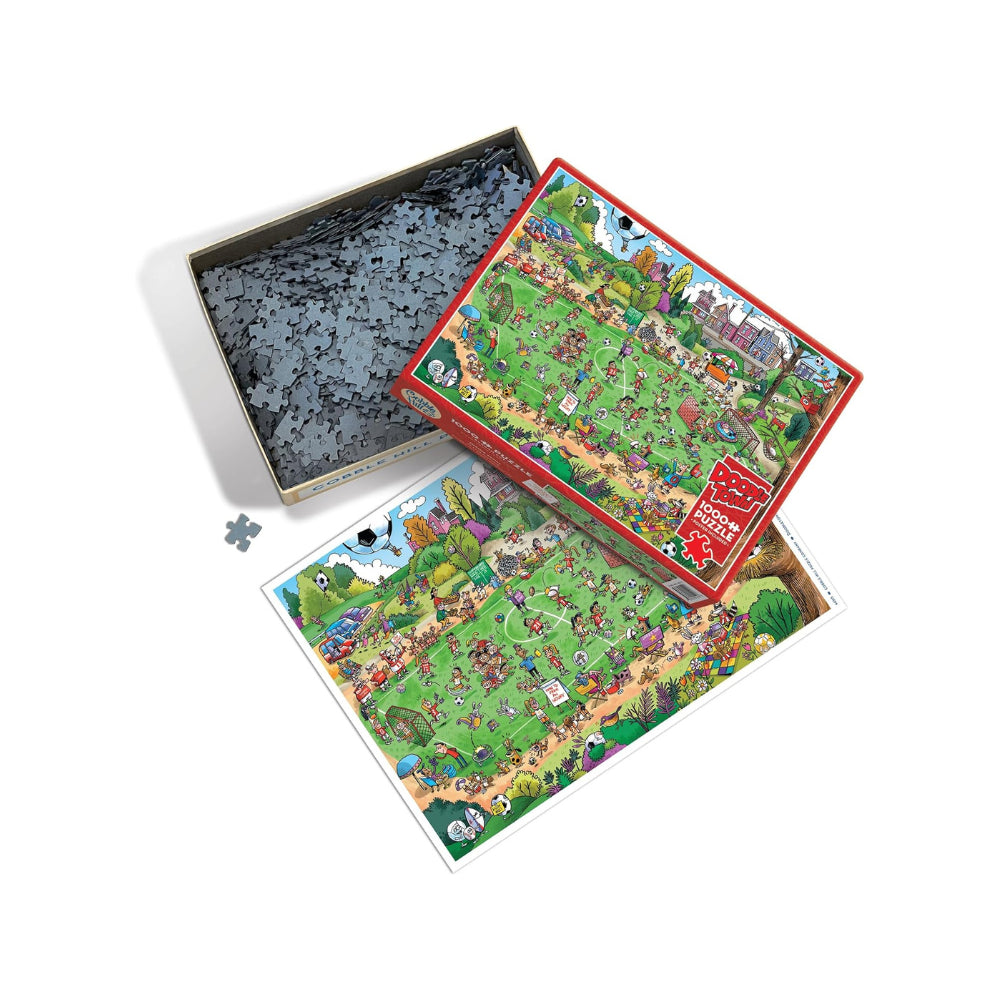 Cobble Hill DoodleTown Offside Antics - 1000 Piece Jigsaw Puzzle