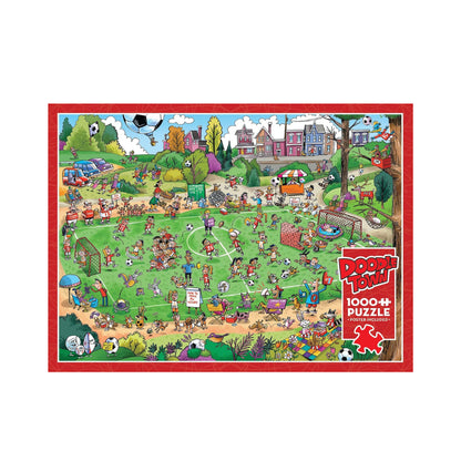 Cobble Hill DoodleTown Offside Antics - 1000 Piece Jigsaw Puzzle
