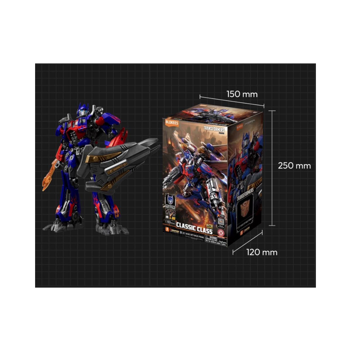 Blokees Transformers DX Classic Class 21 - Jet Wing Optimus Prime Model Kit