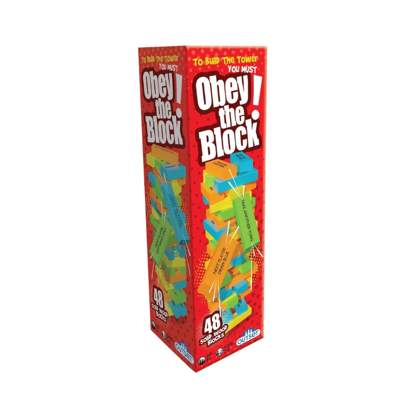 Obey The Block - 48 Solid Wood Blocks