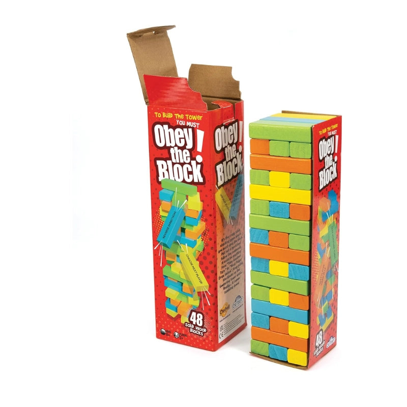 Obey The Block - 48 Solid Wood Blocks