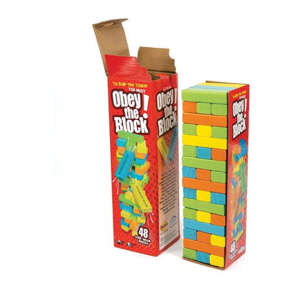 Obey The Block - 48 Solid Wood Blocks