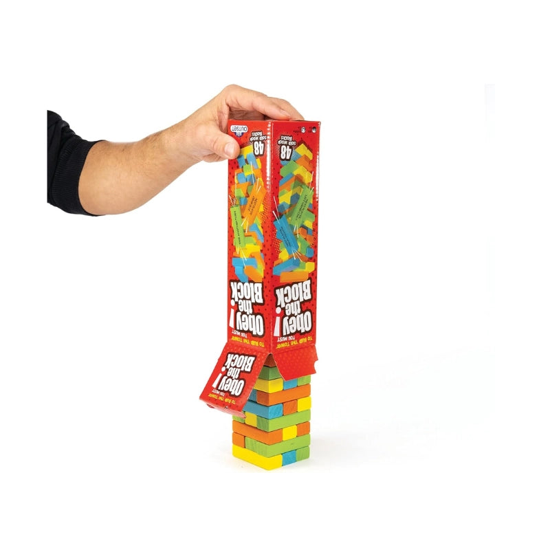 Obey The Block - 48 Solid Wood Blocks