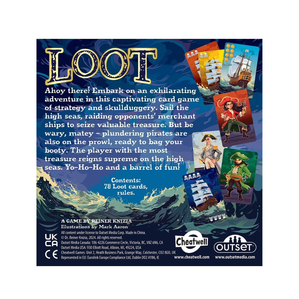 Loot Pirate Strategy Card Game