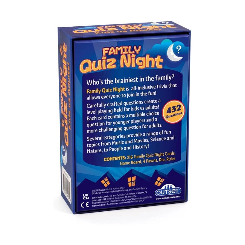 Family Quiz Night - Kids vs Adults