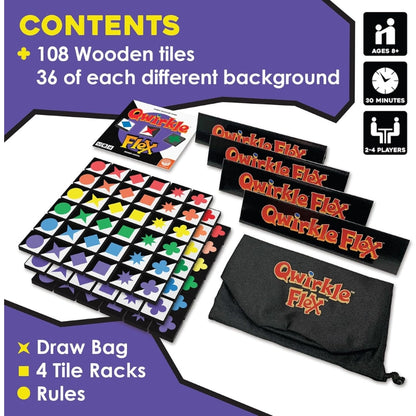 Qwirkle Flex Board Game - Strategy Game