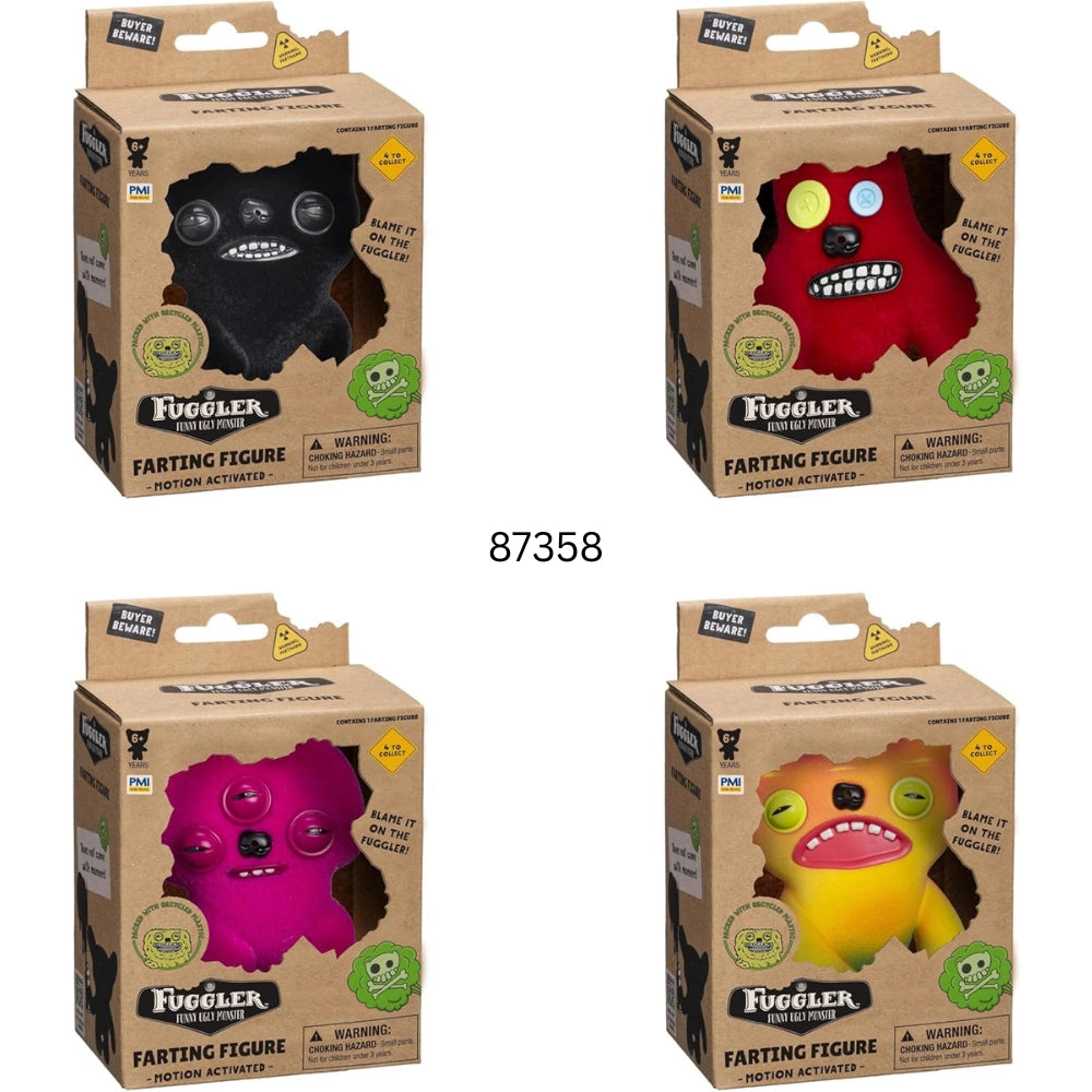 Fuggler Farting Figure, Assortment, 1 Count (Random Single Figure)