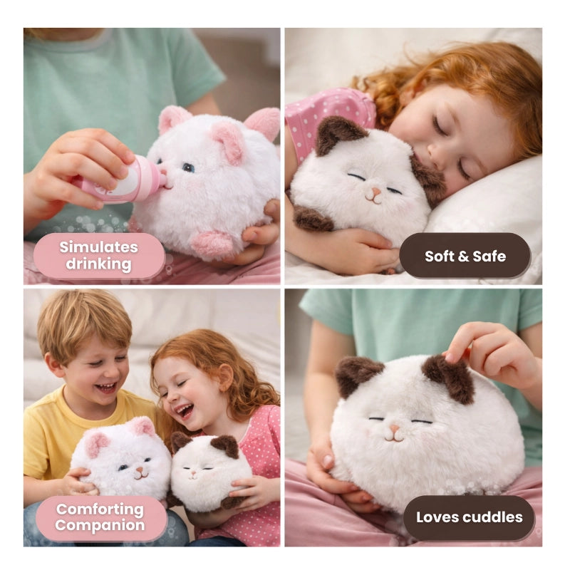 PLUSH CAT INTERACTIVE 10"