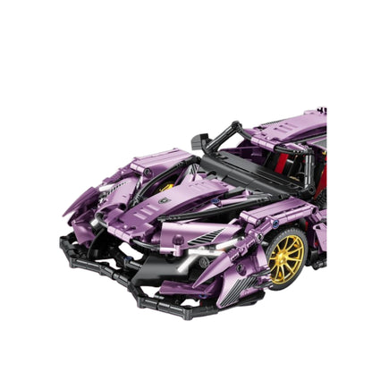 Apollo Hypercar Building Block Set – 1220 Pieces Super Car Model Kit