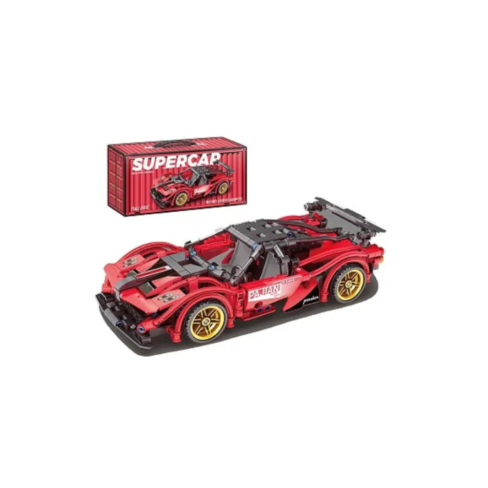 Super Car Realistic Model Building Set with Pull-Back Function – 488 Pieces