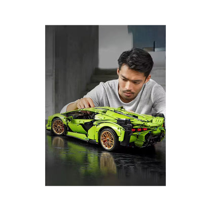 Super Car Sense of Speed Max Building Set – 1280 Pieces 1:14 Scale Model Kit