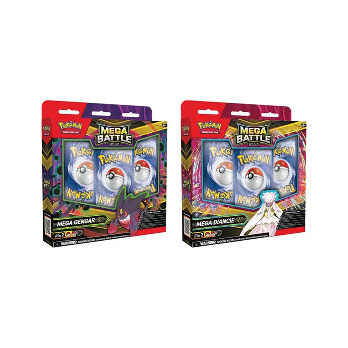 Pokémon TCG Mega Battle Deck - Mega Gengar ex / Mega Diancie ex Display (Randomly selected)
