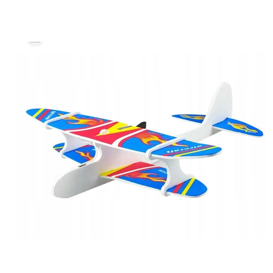FOAM PLANE WITH LED ASST