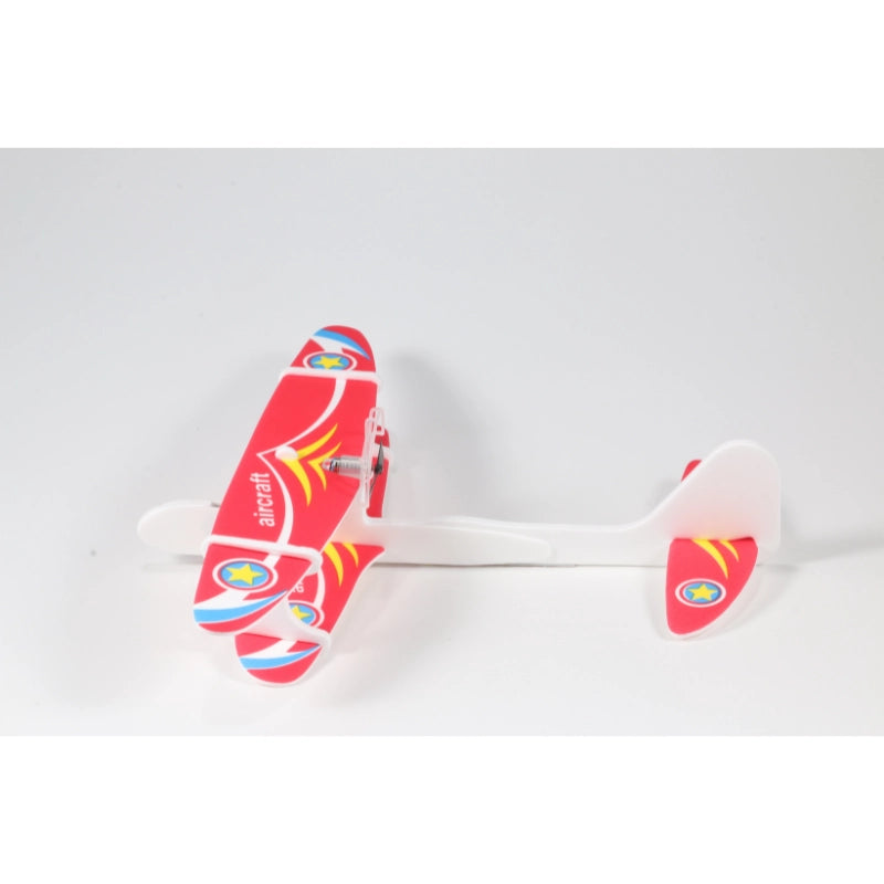 FOAM PLANE WITH LED ASST